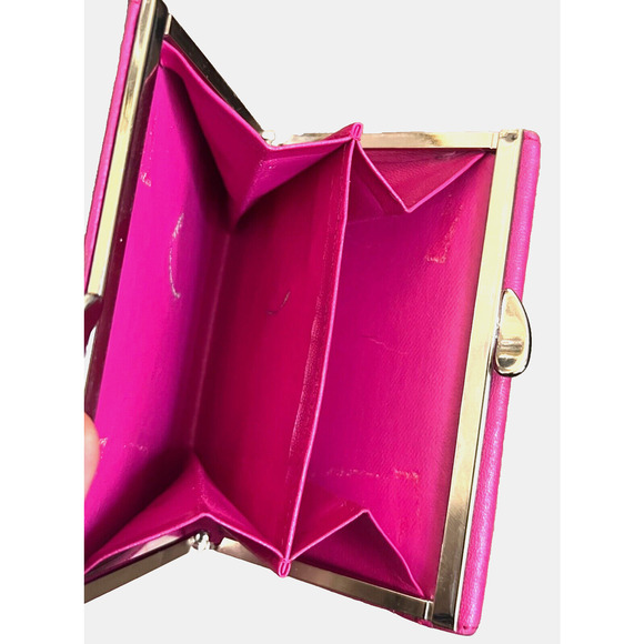 Authentic Pink GIVENCHY Leather Trifold Wallet - Picture 6 of 7